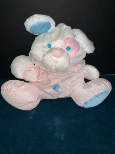 Fisher Price Puffalump Mouse/Bear Rattle Pastels Pink