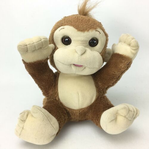 Fisher Price Mattel Plush Toy SnuggleKins Monkey Interactive Sleeping Talking