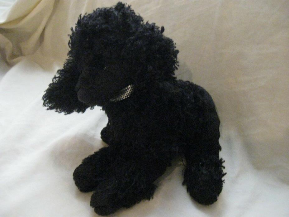 vintage Gund black poodle jr. plush 9
