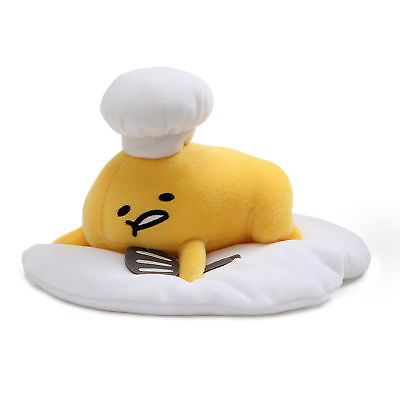 GUND - Gudetama “Lazy Chef Egg with Hat and Spatula” Stuffed Animal Plush, 7.5