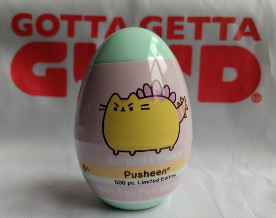 Pusheen Plush SEALED 2019 NY Toy Fair EXCLUSIVE 1/500 w/Bag + BONUS 2018 Plush