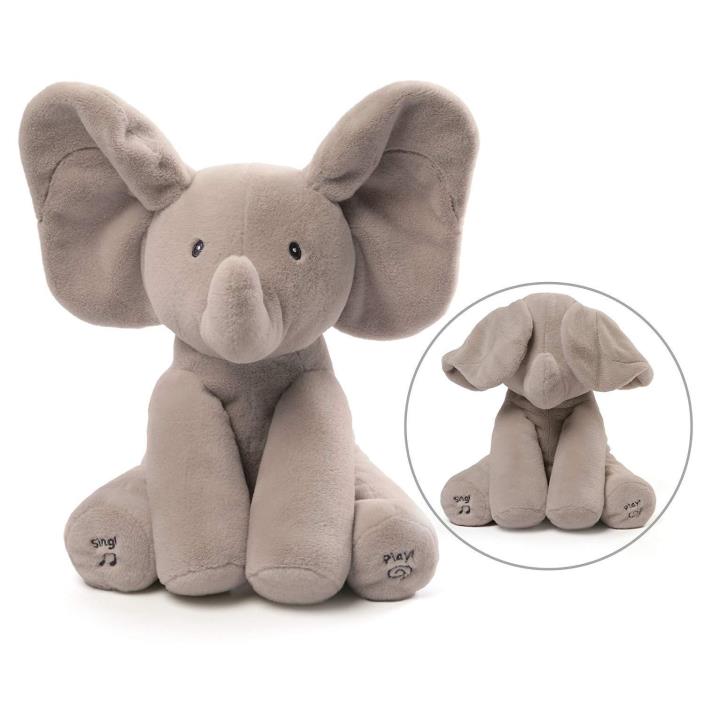 Gund Baby Animated Flappy The Elephant Plush Toy / 2 day shipping