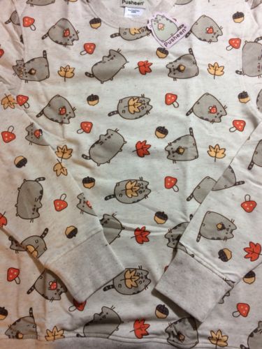 Pusheen Box Exclusive Fall 2017 Autumn Sweater Sweatshirt In Medium - Brand New!