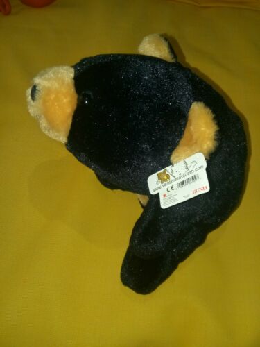 Gund Snuffles Bear Plush Black and Tan 11