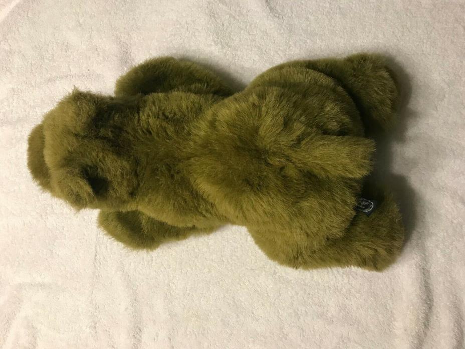 Gund-HYACINTH THE HIPPO 1983 Collector's Classic Green Vintage Plush