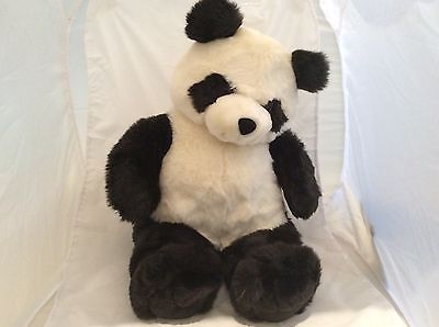 Fund Black White Panda Stuffed Animal Plush Pre-owned Bear