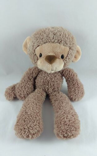 Gund Fuzzy Monkey Brown Tan Plush Sherpa Soft Toy Stuffed Animal 320599 14