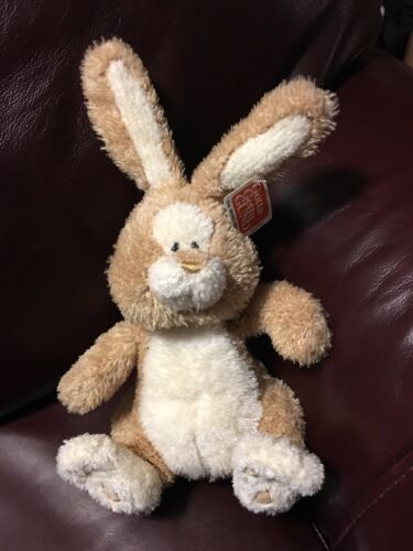 Gund Just Abunny Soft Plush Stuffed Bunny Rabbit 13'' EXCELLENT NWT!