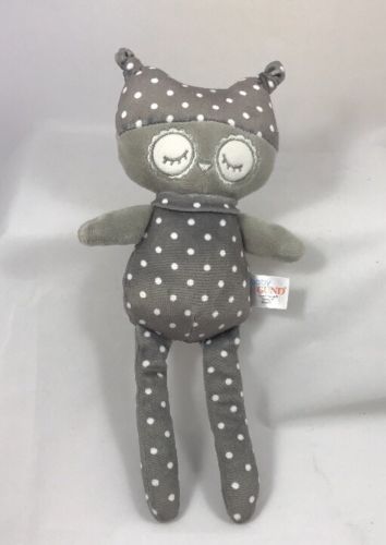 Baby Gund Plush Gray Forest Friends Baby Owl Oakley 12”