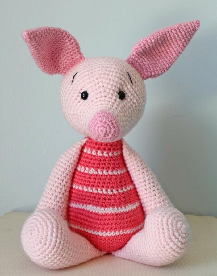 New Handmade Crochet Pig Stuffed Animal, Stuffed Toy, Easter Gift 15