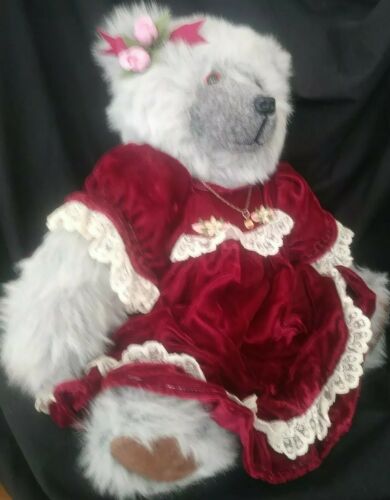 Bear Bottom by Claudia Handmade Handcrafted Plush Dressed Teddy Bear 14