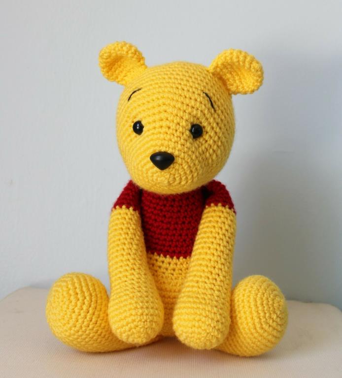 New Handmade Crochet Bear Stuffed Animal,  Easter Gift 15