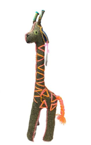 New Twoolies Giraffe Plush Handmade Decorative Wool Animal NWT Baby Decoration