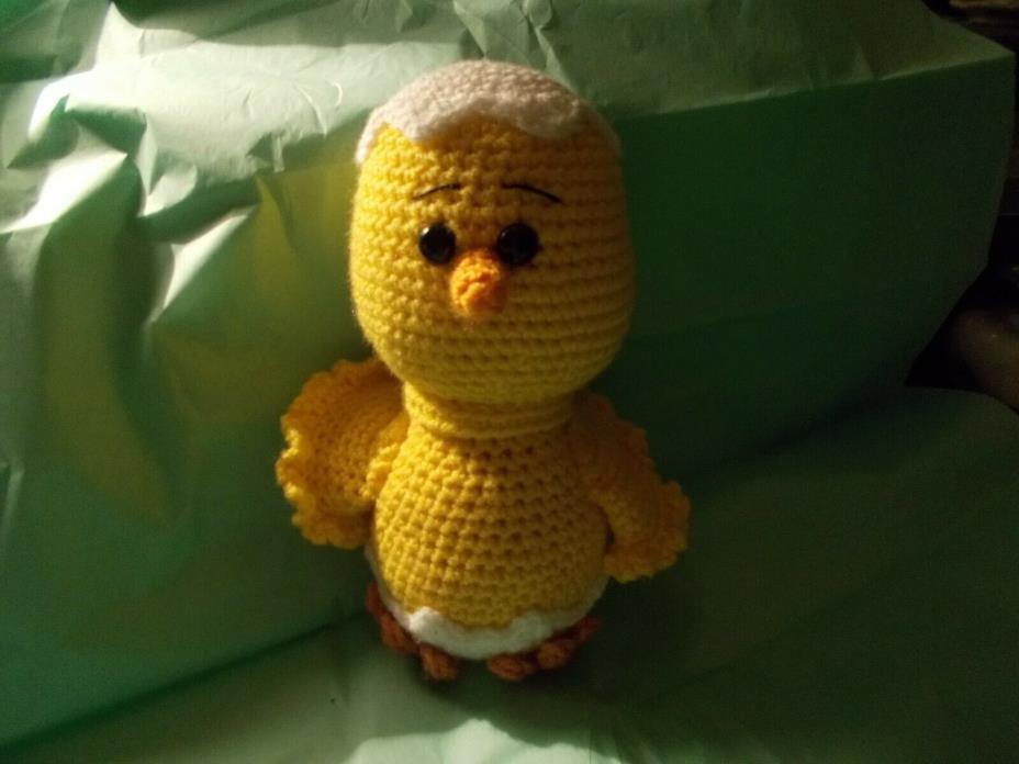 Amigurumi Crocheted Chick