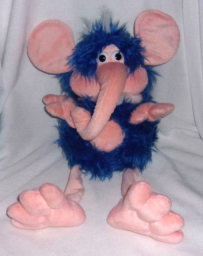 Hansa Thomas Boland Plush Blue Elephant Mouse Monster Cute Nice 15