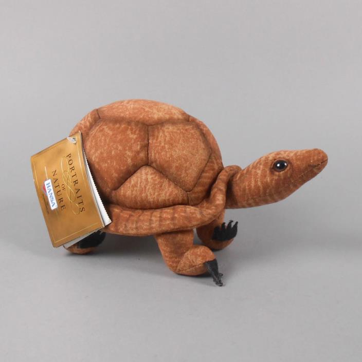 Hansa Wood Turtle Stuffed Plush 9