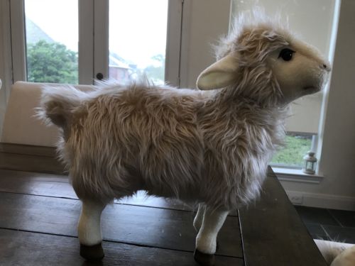 Hansa Mama Sheep 15” Plush Toy with Adjustable Legs