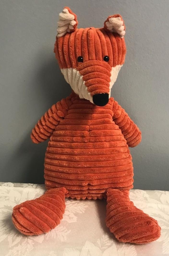 Jellycat Cordy Roy Fox Plush Orange Red Adorable 16