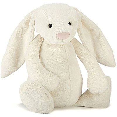 Bashful Stuffed Animals & Teddy Bears Cream Bunny, Really Big, 31 Inches