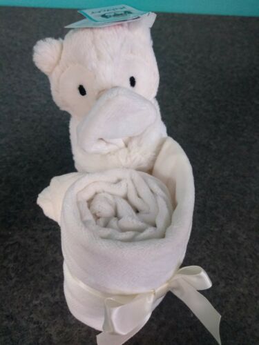Jellycat London Plush Soft Cozy Plush Bashful owl Soother and Blanket NEW