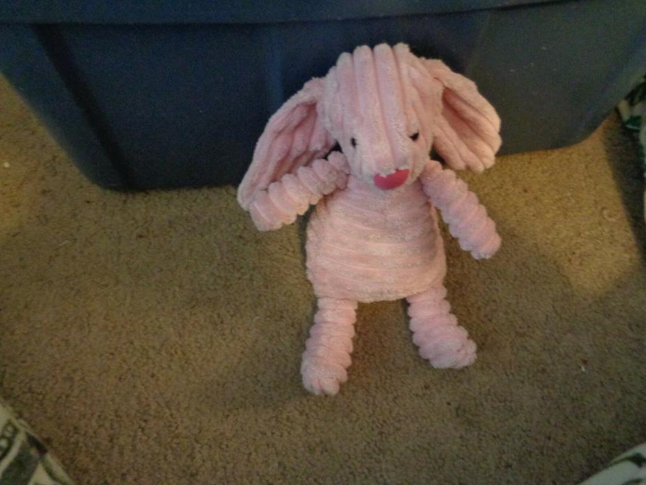 JELLYCAT BABY SUPER CORDY ROY SMALL PINK BASHFUL BUNNY RABBIT BABY SHOWER GIFT