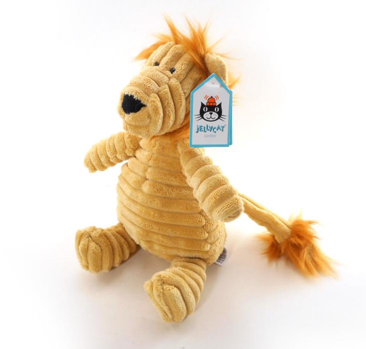 NWT Jellycat Plush Cordy Roy Lion Toy London Tan Small 10