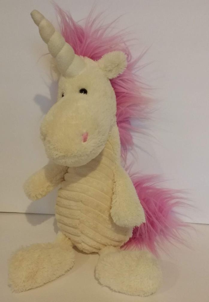 Jellycat Unicorn Snagglebaggle Ursula 15'' Soft Plush Stuffed Toy Pink Mane