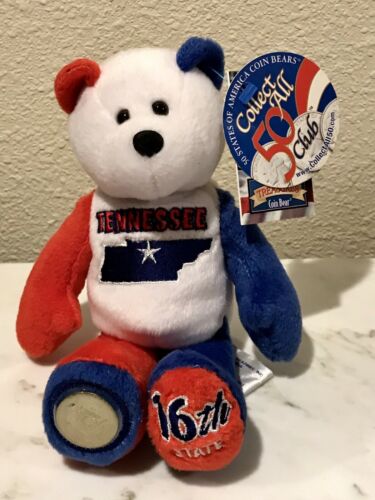 #16 Limited Treasures Tennessee State Quarter Collectible Plush 9