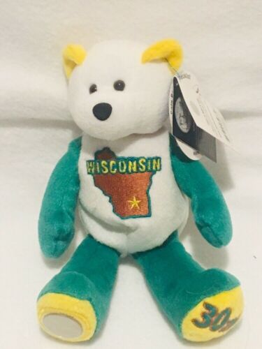 LIMITED TREASURES WISCONSIN STATE BEAR W/COIN, 8 1/2