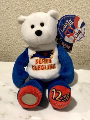 #12 Limited Treasures North Carolina State Quarter Collectible Plush 9