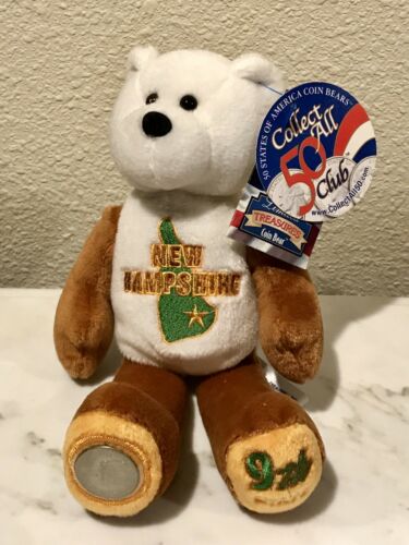 #9 Limited Treasures New Hampshire State Quarter Collectible Plush 9