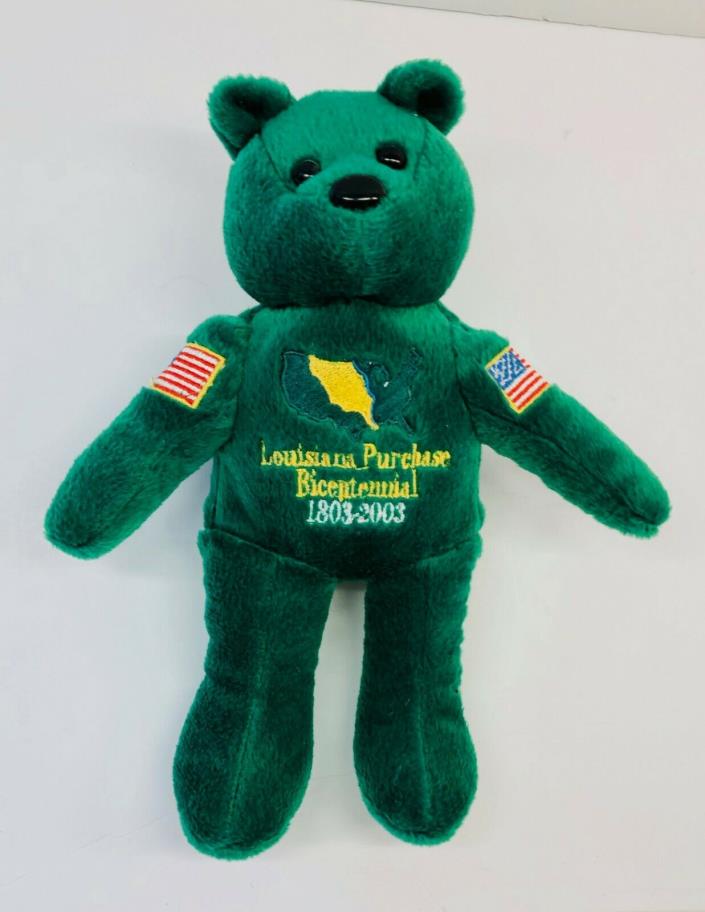 LIMITED TREASURERS State Quarters Coin Teddy Bear LOUISIANA PURCHASE 2003