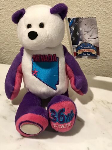 #36 Limited Treasures Nevada State Quarter Collectible Plush 9