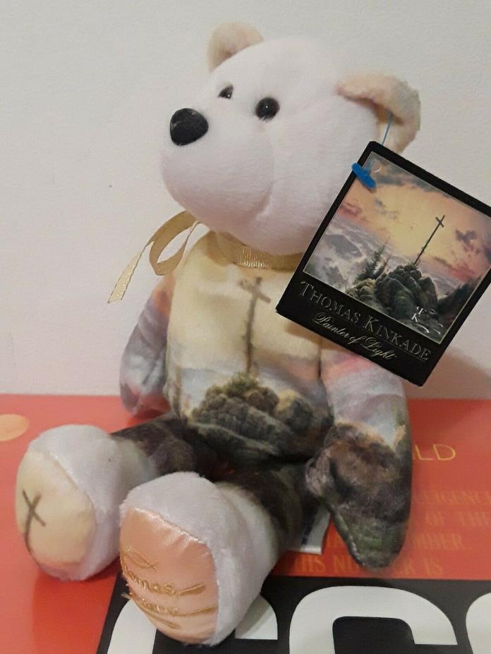 Thomas Kinkade Collectible Plush Bear 2003 Limited Edition 9