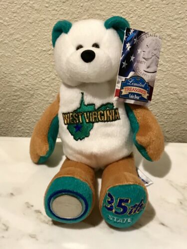 #35 Limited Treasures West Virginia State Quarter Collectible Plush 9