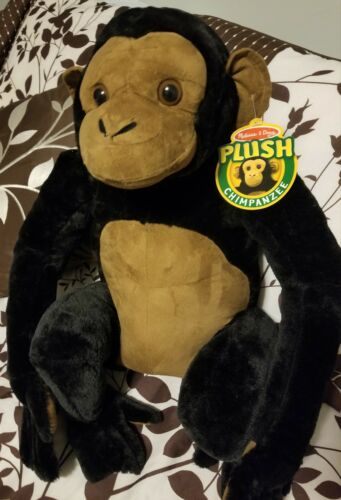 Melissa  & Doug Chimpanzee - Lifelike Stuffed Animal NWT