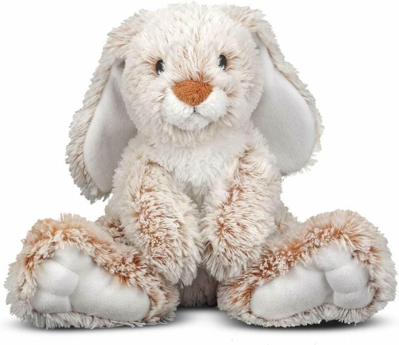 Melissa & Doug Burrow Bunny Rabbit Stuffed Animal Washable Surface & Soft Fabric