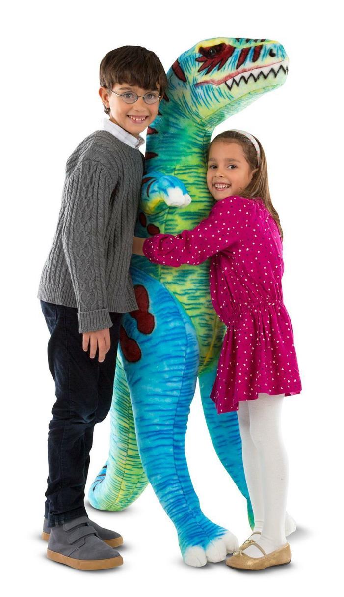 Huge T-Rex Large Stuffed Dinosaur Collossal Jumbo Big Stuffy Kids Childrens Tall
