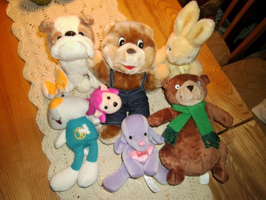 Lot of Seven Stuffed Animals VERY CLEAN