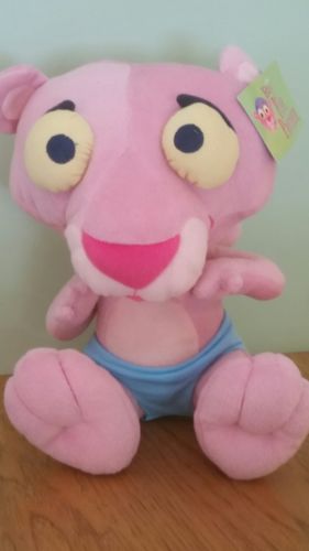 Nanco Baby Pink Panther Plush Soft Toy Stuffed Animal