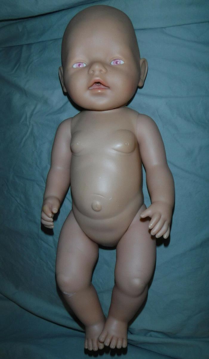 Zapf Creations Baby Doll Pink Eyes Drinks & Wets Vinyl 17