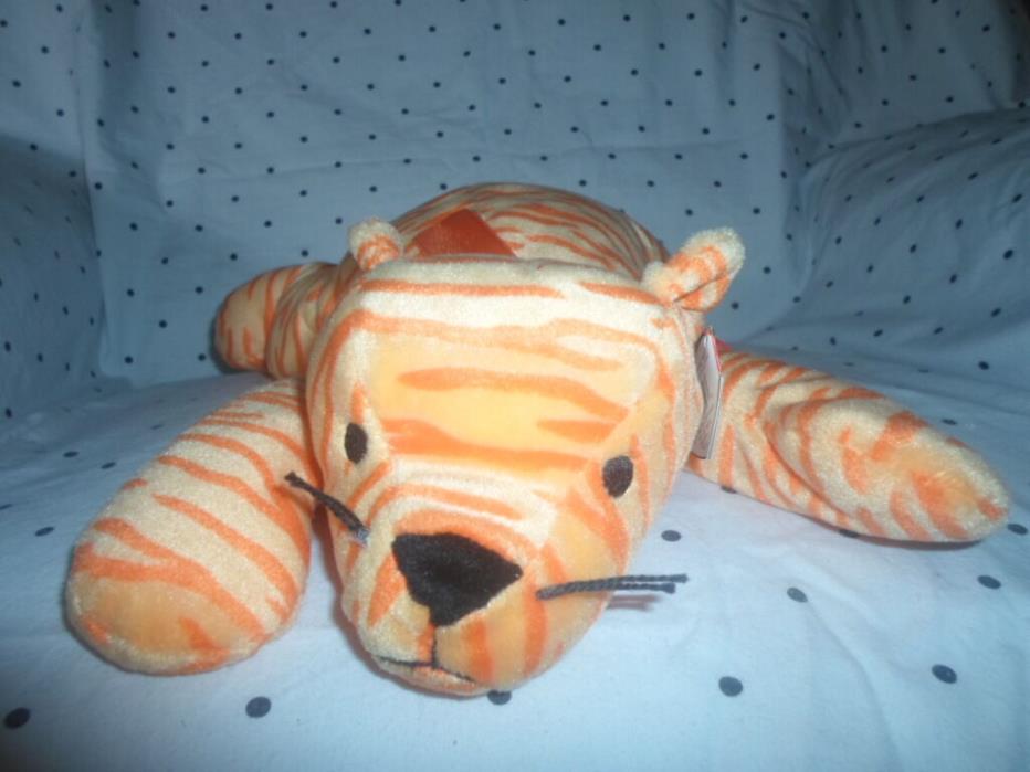 Ty Pillow Pals Purr Orange Tabby Cat Kitten 15