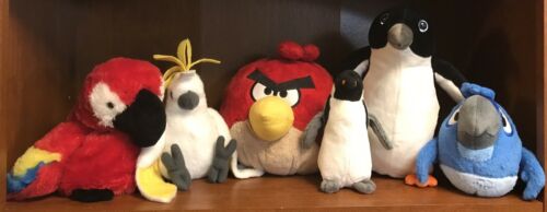 Plush Angry Birds Wild Republic Kohls Cares Kellytoy Hand Puppet Mixed Lot Of 6