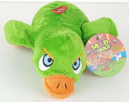Mad Ducks P.I.I 2011 Plush W/ Quack Sounds Kids Toy Gift 3+ Green Duck Only