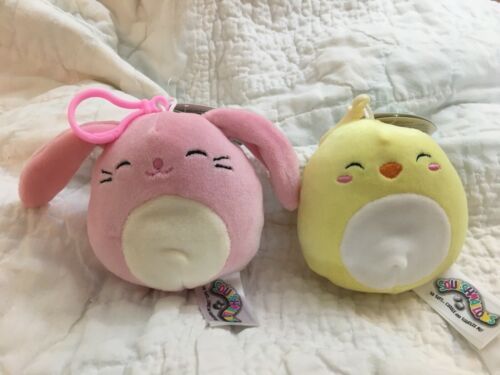 NWT Squishmallows (2) Bunny & Chick 3.5