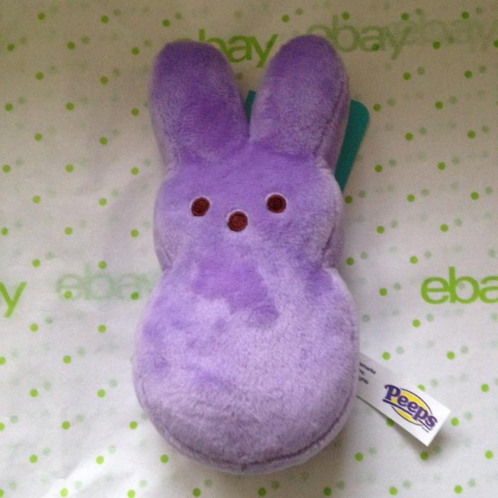 Just Born Peeps Lavender Bunny 2018 6 Inch Tall Plush ~ NWT
