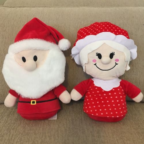 Kellytoy Santa and Mrs. Claus Holiday Christmas Plush Dolls Stuffed 13