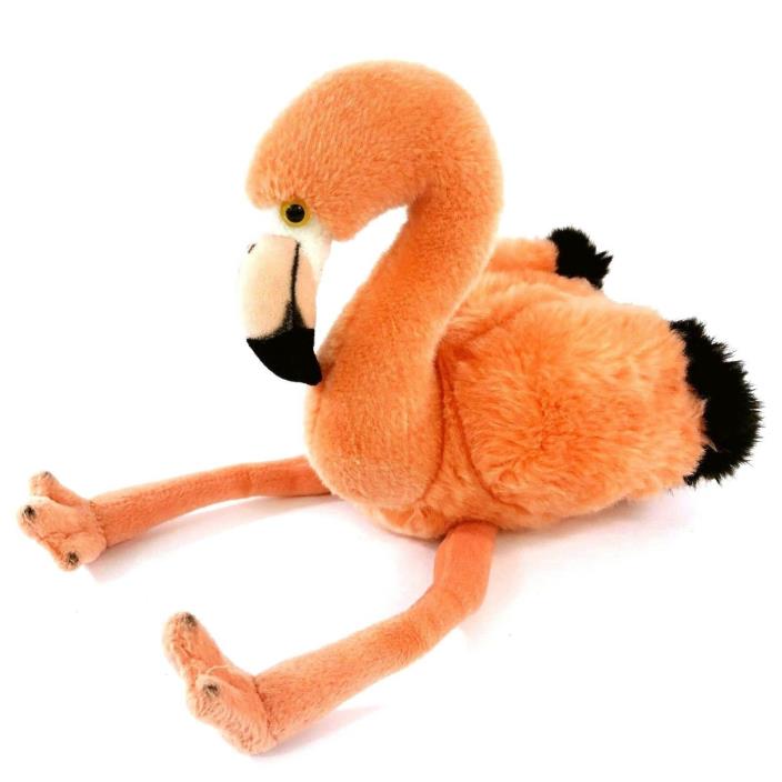 Cascade Toy Sitting Pink Coral Flamingo Plush Stuffed Toy 15