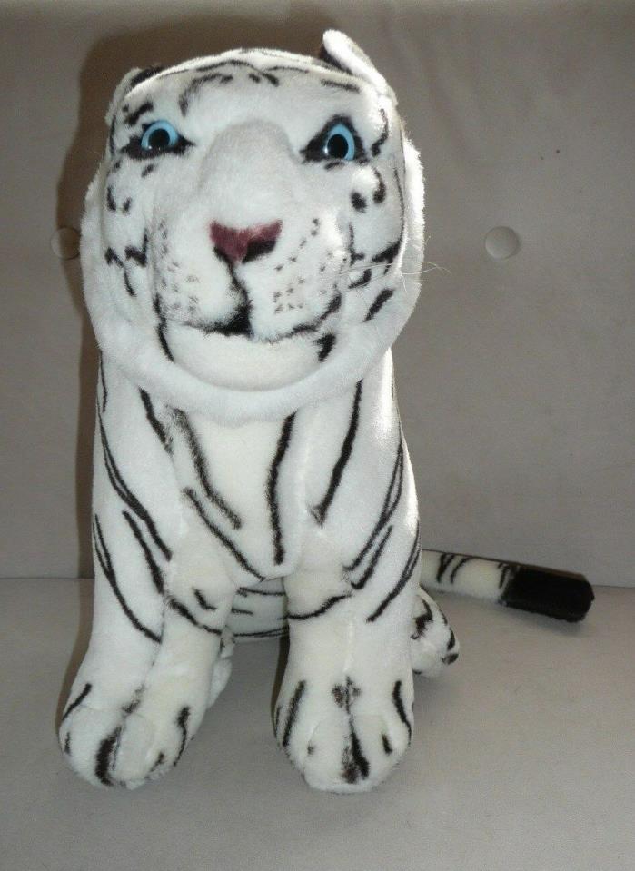White Bengal Tiger Plush Stuffed Animal ACE Blue Eyes 12