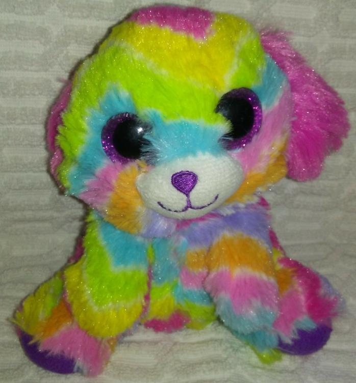 6”Wal-mart Rainbow Puppy Plush